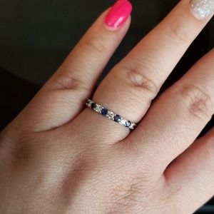 EFFY Diamond & Sapphire Band NWT size 7
